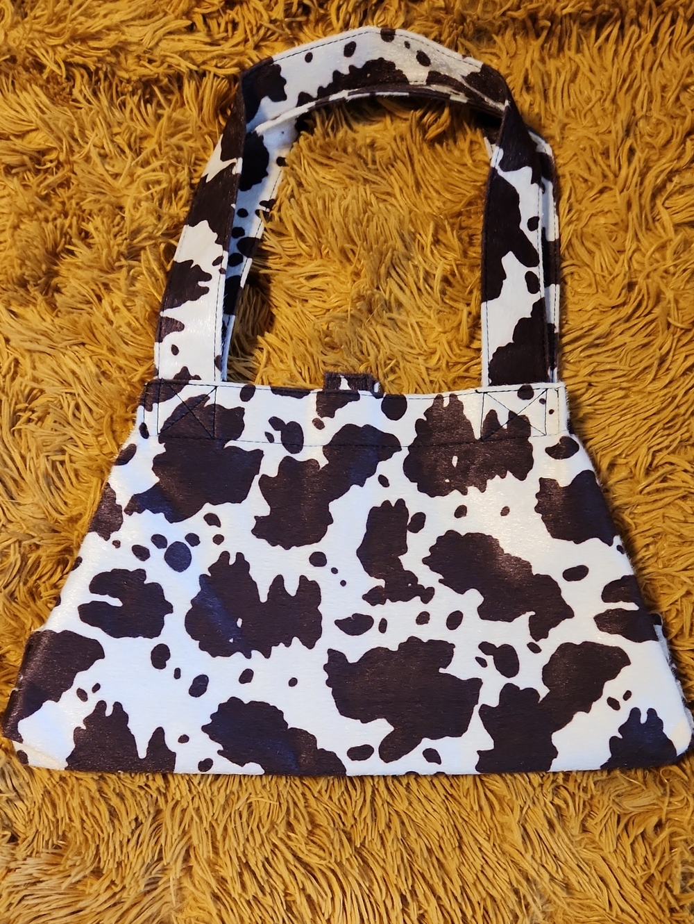 NWOT Asos Cow Print Black & White Shoulder Bag